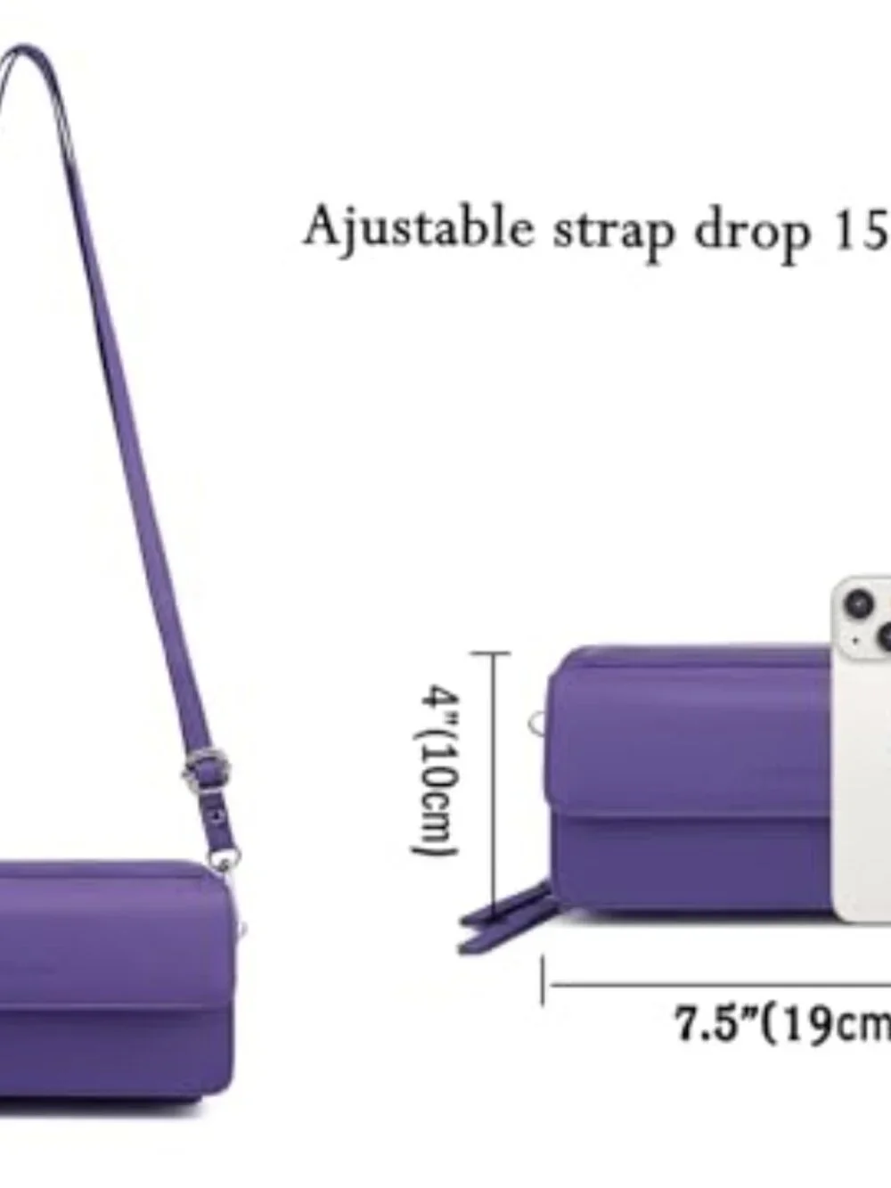 RFID Crossbody Wallet Wristlet Purse with Phone Pocket Vegan Leather